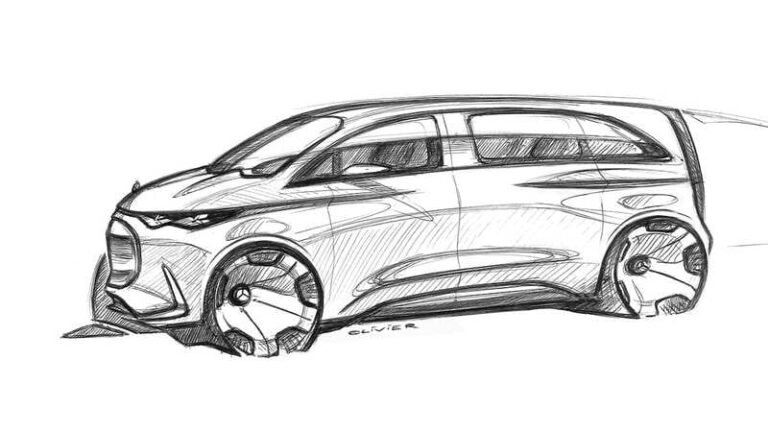 Luxury Electric Van Concepts : mercedes Vision V