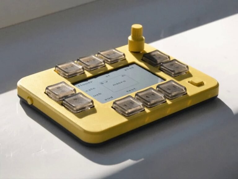 Display-Integrated Palm-Side Pads – Macro Pad Adds Clarity to Custom Controls with a Button Map (TrendHunter.com)