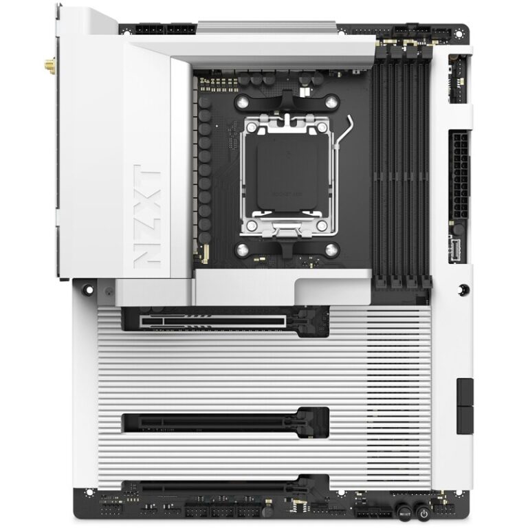 Metal Shroud Motherboards : nzxt N7 B850