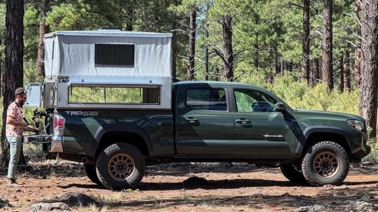 Expanded Minimalist Pickup Campers : OVRLND Campers The Chubby