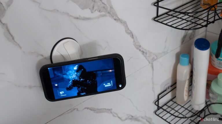This $17 gadget makes watching TV in the shower so much easier