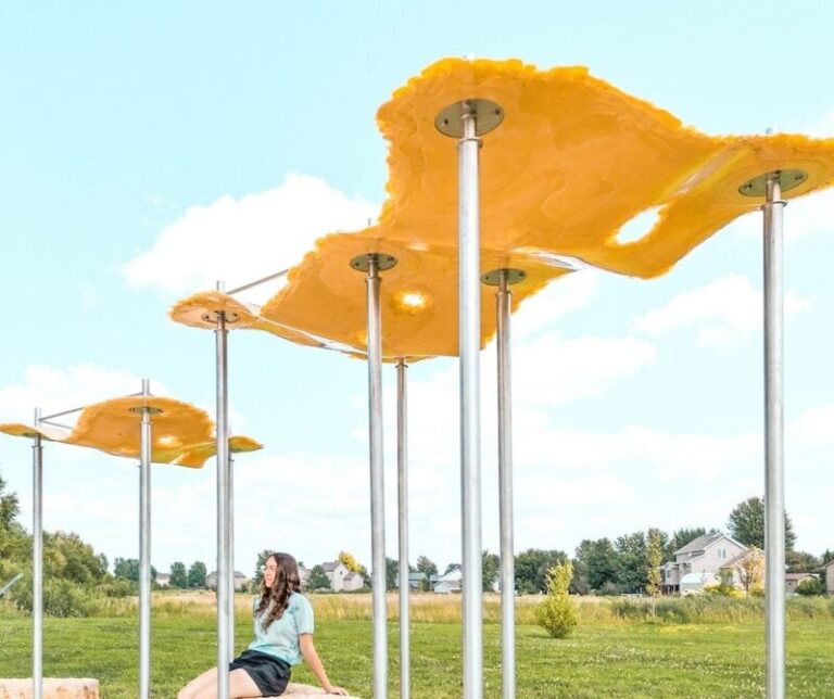 Algae Resin Pavilion Forms : puddle pavilion