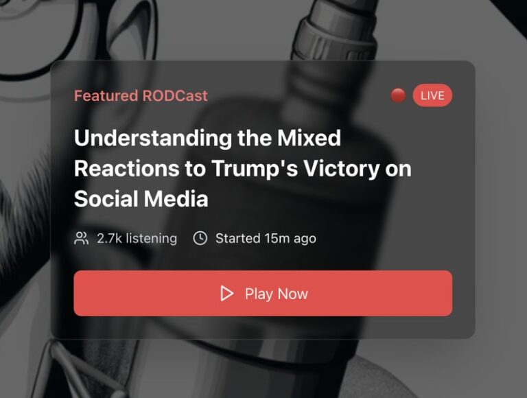 Audio Discussion Platforms : RODcast