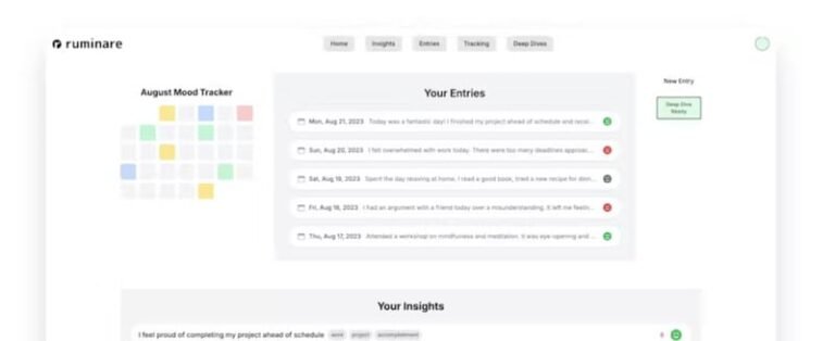 Personalized Journaling Tools : Ruminare