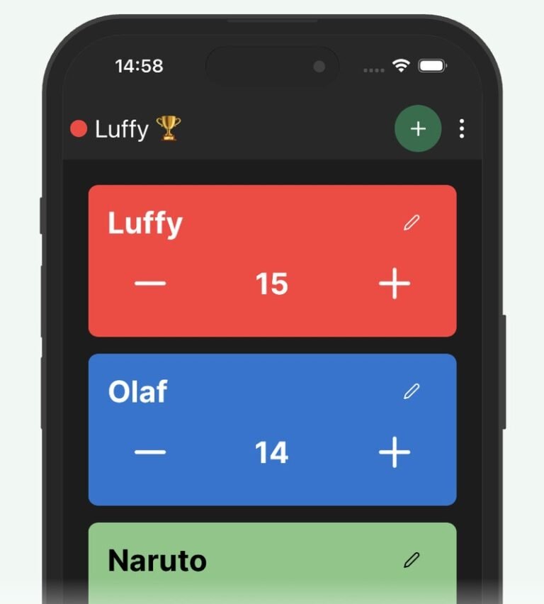 Board Game Trackers : Scory