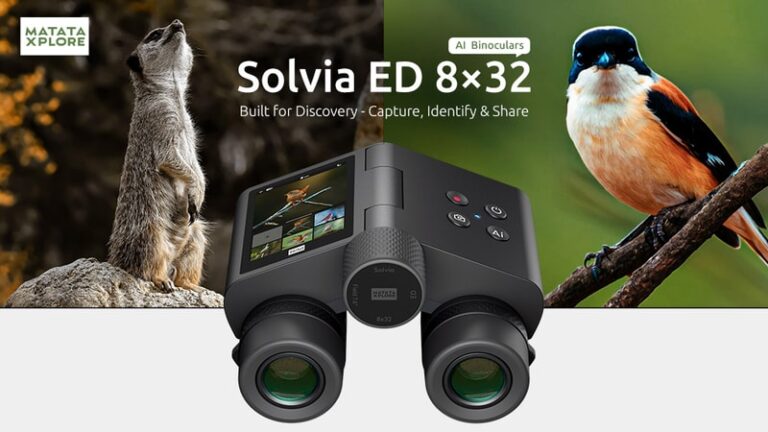 AI-Powered Animal-Identifying Binoculars : Solvia ED 8×32