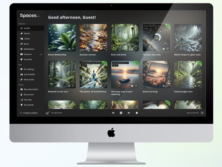 Sound-Based Mental Wellness : Spaces.fm