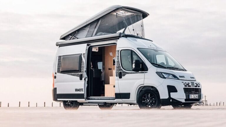 Pop-Up Multi-Room Camper Vans : Sunlight Vanlife camper van