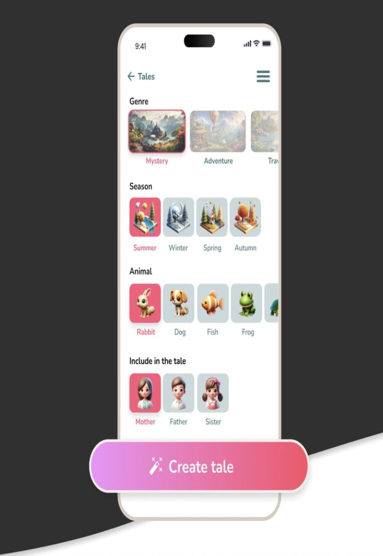 Personalized AI Stories : Tale AI