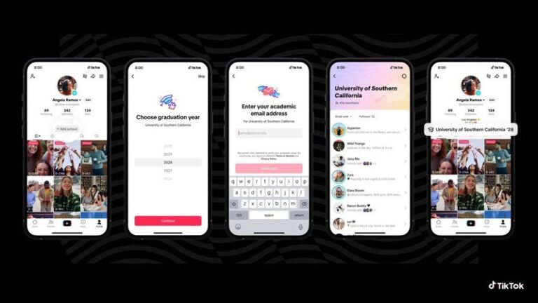 College-Focused Social Platforms : TikTok’s Campus Verification