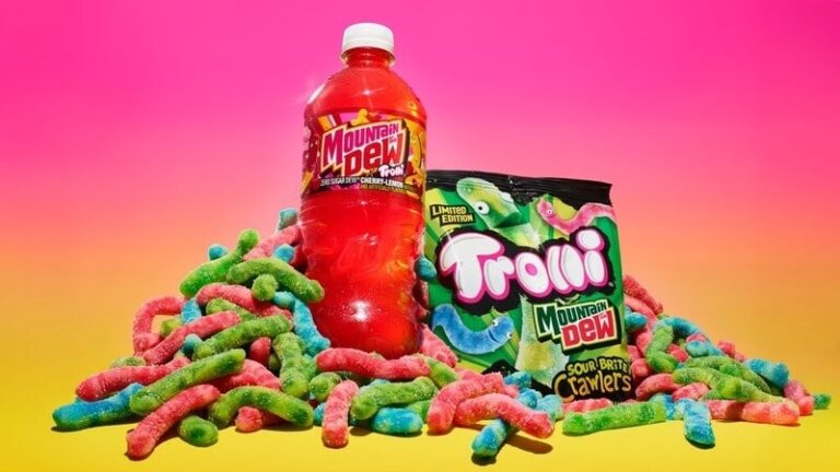Tangy-Sweet Flavor Collabs : Trolli x Mountain Dew