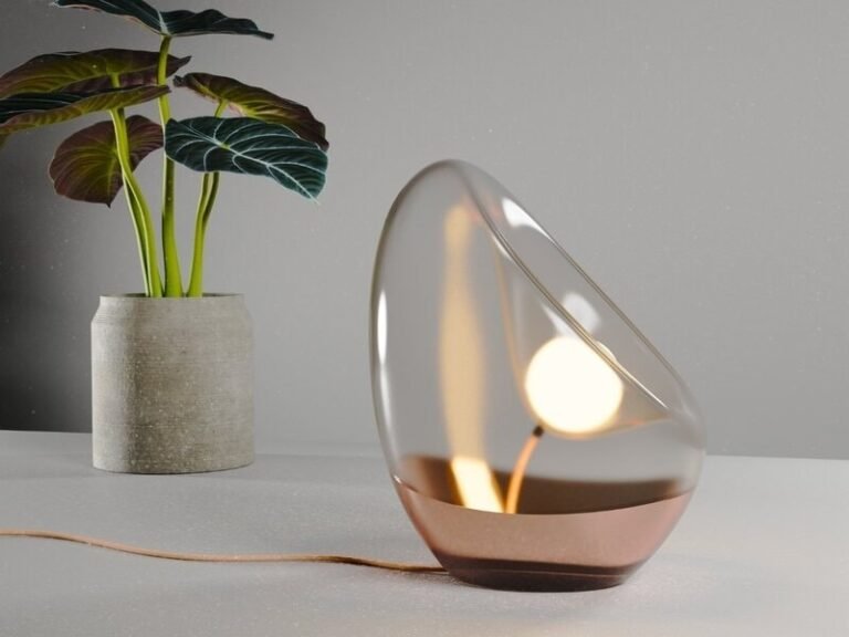 Sculptural Glass Lamps : tuloa