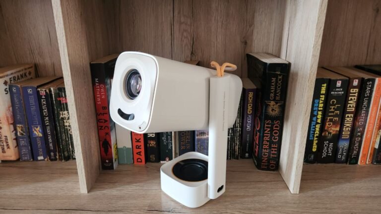 Taking this portable projector on the road was easier than I expected