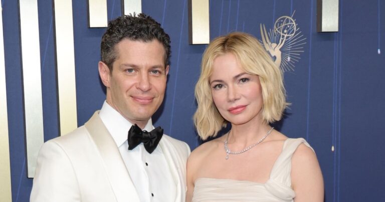 Michelle Williams and Thomas Kail Attend 2025 Emmys After Baby No. 3
