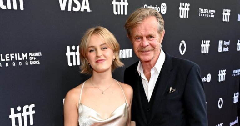 William H. Macy Walks TIFF Red Carpet With Youngest Daughter Georgia