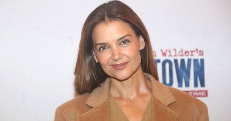 Katie Holmes’ Comfy Striped Sweater Look Is $33 on Amazon