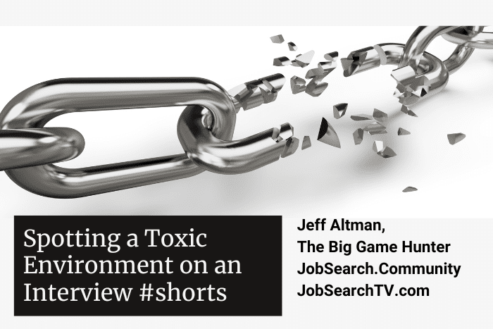 Spotting a Toxic Environment on an Interview #shorts