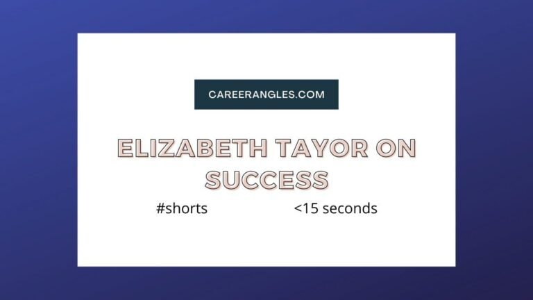 Elizabeth Taylor on Success #shorts