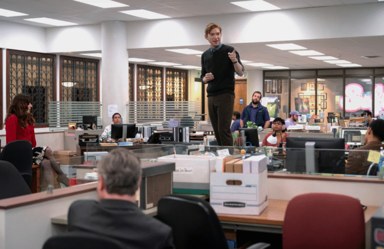 Domhnall Gleeson Trades Chilling Villains for Comedy Gold in ‘The Paper’