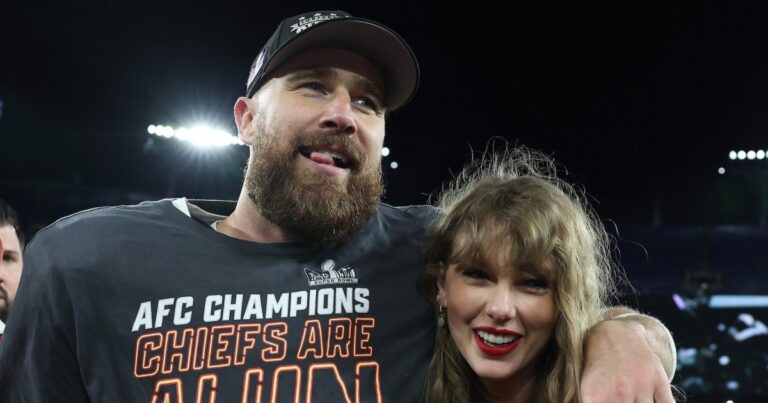 Taylor Swift Praises Fiance Travis Kelce as the Life of the Party