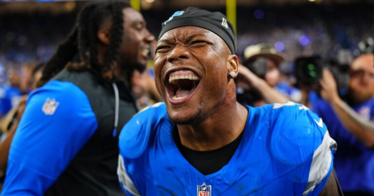 Lions’ David Montgomery Explains Why He Doesn’t Watch Halftime Show (Excl)