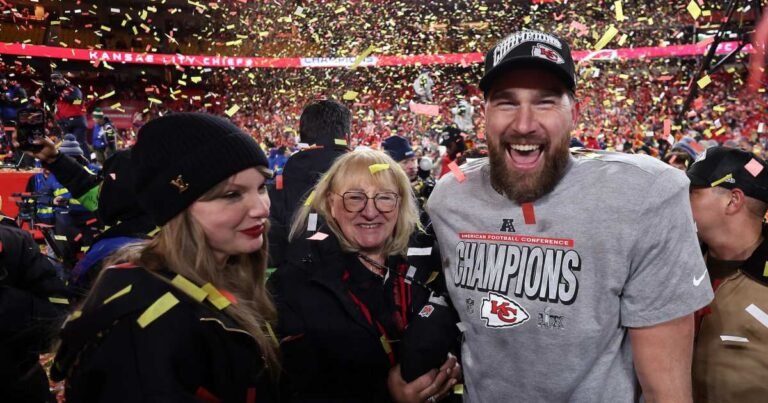 Donna Kelce Honors Travis Kelce’s Birthday With Taylor Swift’s Opalite