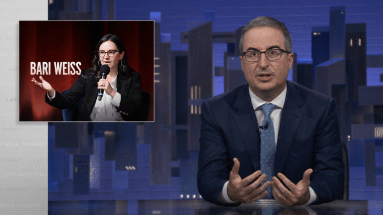 John Oliver On Why Bari Weiss Taking Over CBS News Is “Alarming”