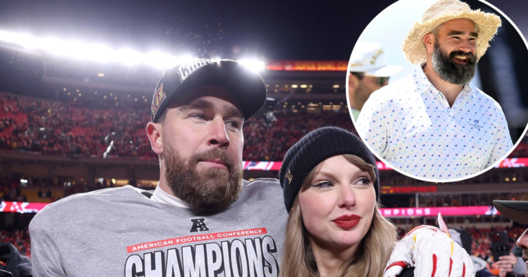 Taylor Swift, Travis Kelce Predict Jason Kelce’s Favorite Showgirl Song