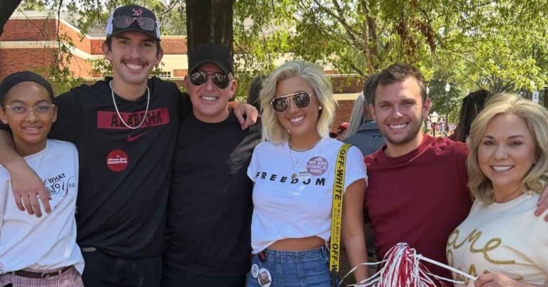 Todd and Julie Chrisley Pose With 4 Kids at University of Alabama Game
