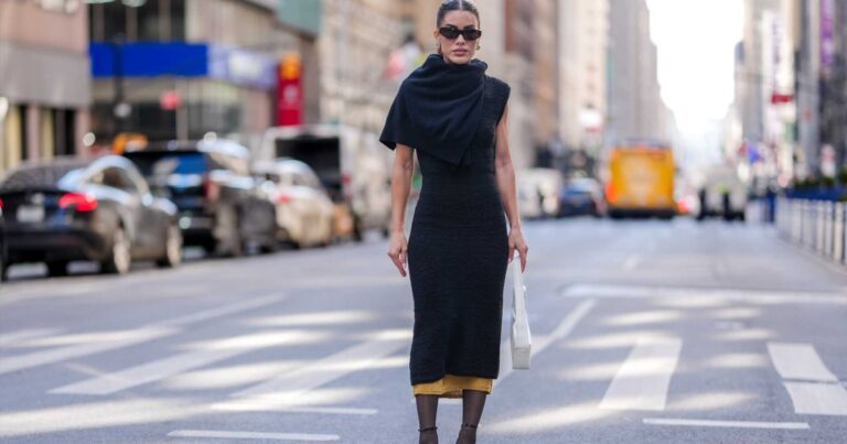 13 Expensive-Looking Dresses that Slim Large Busts
