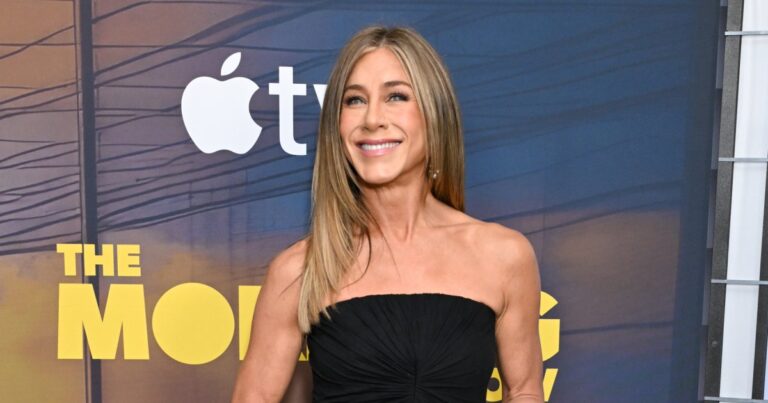 Strut Like Jennifer Aniston in These $37 Black Stilettos