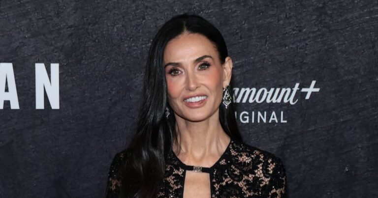 Demi Moore Looks Ageless in a Naked Catsuit at the ‘Landman’ Premiere