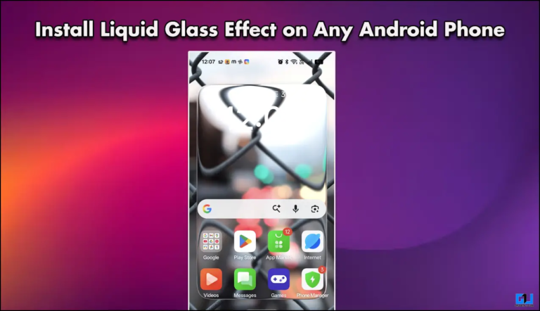 How to Install Liquid Glass Effect on Any Android Phone