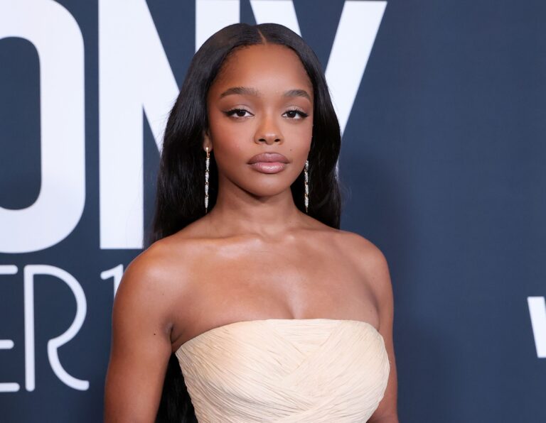 Marsai Martin Reacts To Devil Horn Dress Claims At Ebony Gala