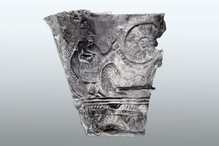 Ancient silver goblet preserves oldest known image of cosmic creation