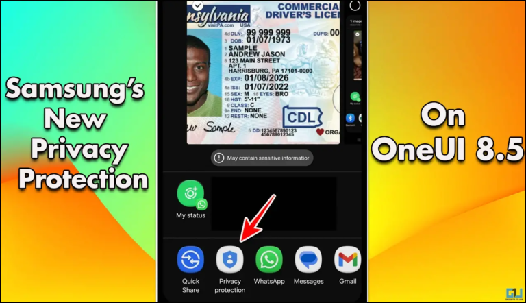 Samsung New Privacy Protection On OneUI 8.5 is Best for Sharing Photos