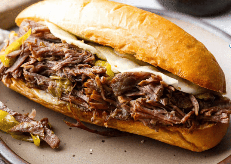 Slow Cooker Italian Beef – Tender, Juicy, and Packed with Flavor