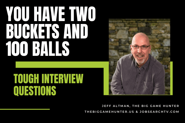 You Have 2 Buckets, 50 White Balls , 50 Black Balls .