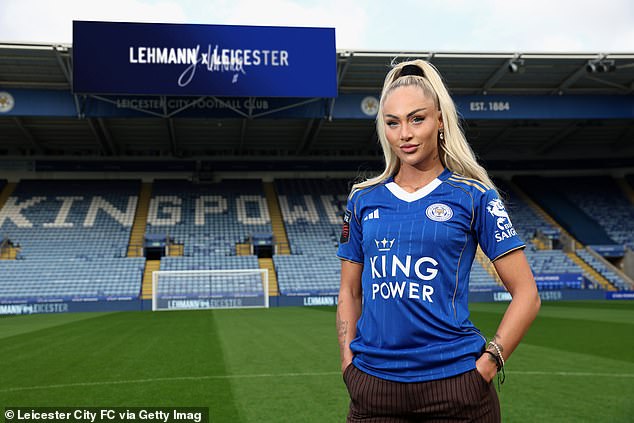‘World’s sexiest footballer’ Alisha Lehmann returns to English football just hours after going public with new Love Island and Baller League star boyfriend