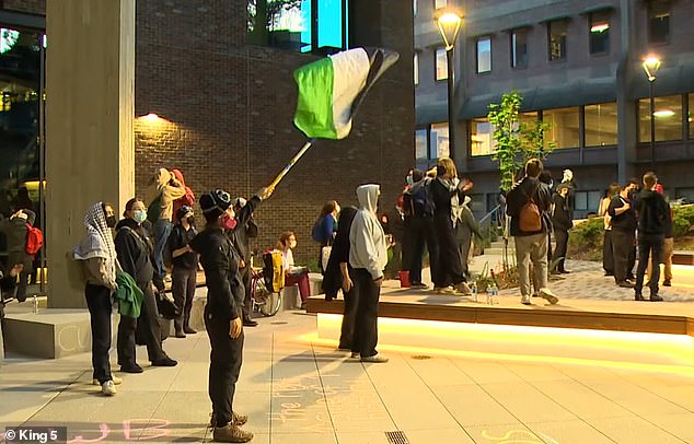 University of Washington bosses welcome woke group of students back onto campus months after they caused $1m in damage during pro-Palestine riot