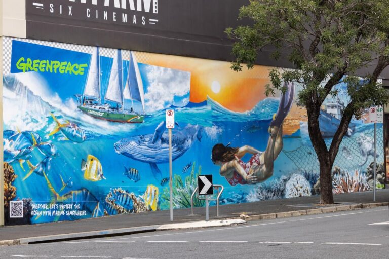 The Global Ocean Treaty Enters into force and we’re celebrating with a mural!!