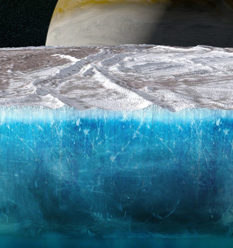 Europa’s Ice Shell (Artist’s Concept)