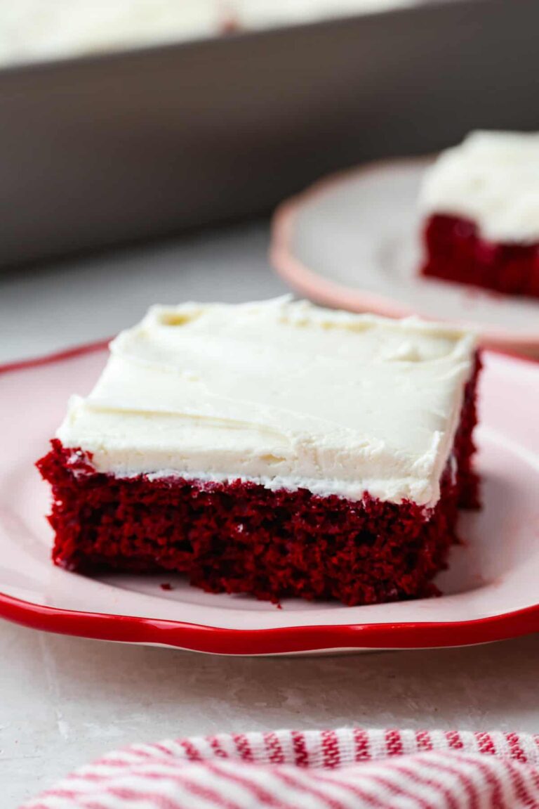 2 Ingredient Red Velvet Cake Recipe (Cake Mix + Soda)