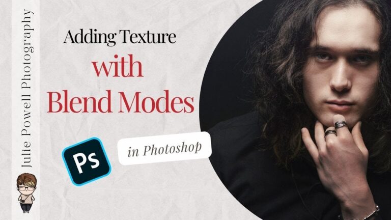 Adding Textures to Portraits Using Blend Modes in Photoshop