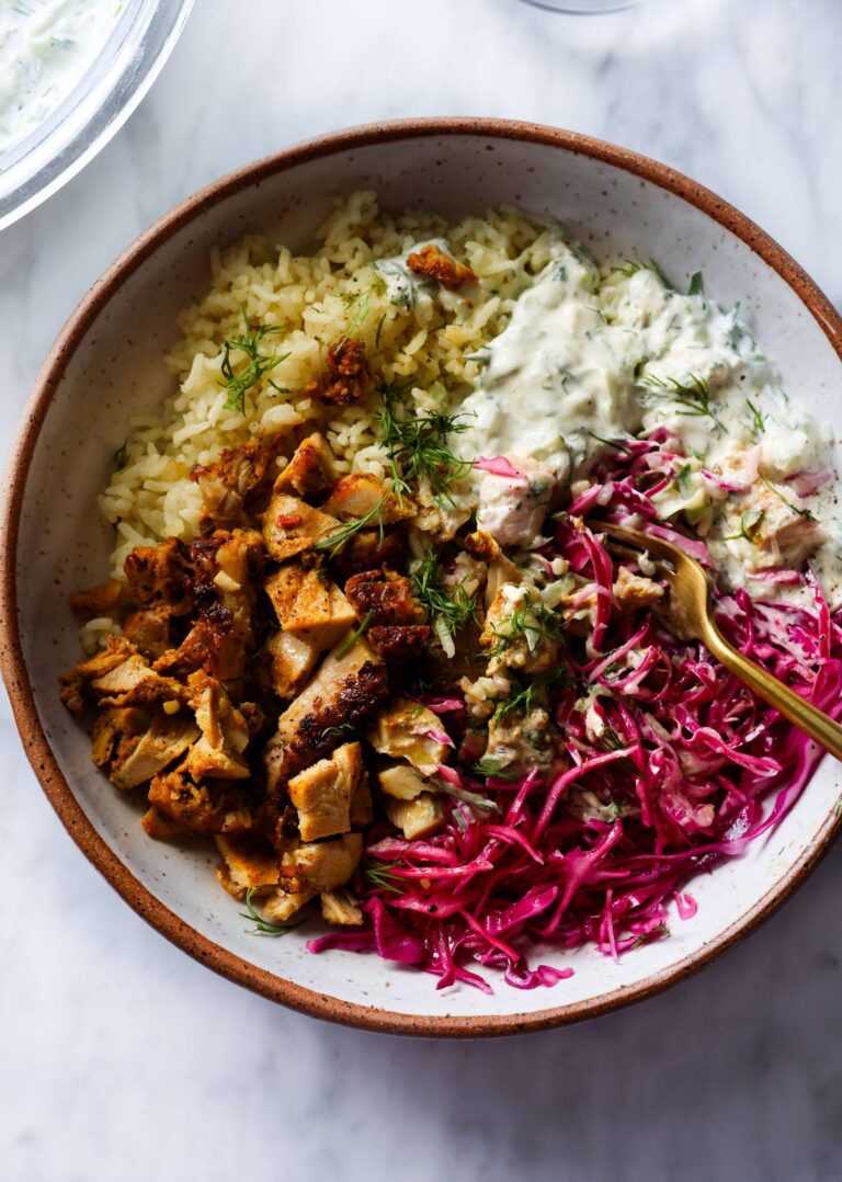 Trader Joe’s Chicken Shawarma with Lemon Rice Recipe