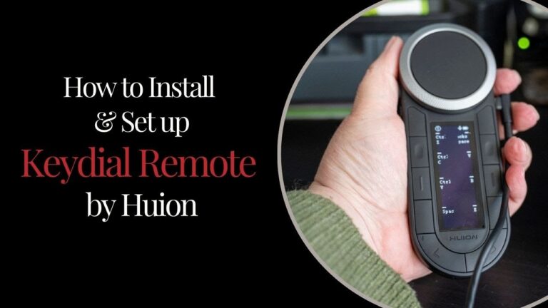 How to install and set up Huion Keydial Remote