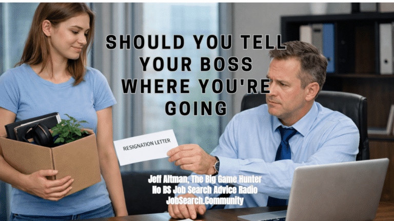 Should You Tell Your Boss Where You’re Going?