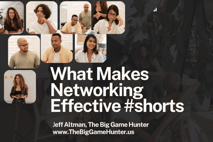 What Makes Networking Effective #shorts