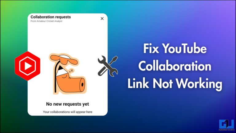 How to Fix Youtube Collaboration Link Not Working