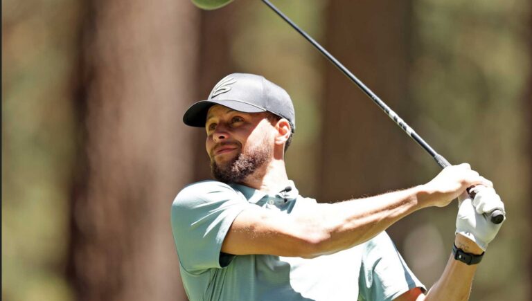 Steph Curry Imitates LeBron James Golf Swing — Hilarious Video
